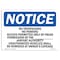 Signmission OSHA Notice Sign, 7" Height, 10" Width, No Trespassing No Parking Access Permitted Sign, Landscape OS-NS-D-710-L-14934 - alternate 1